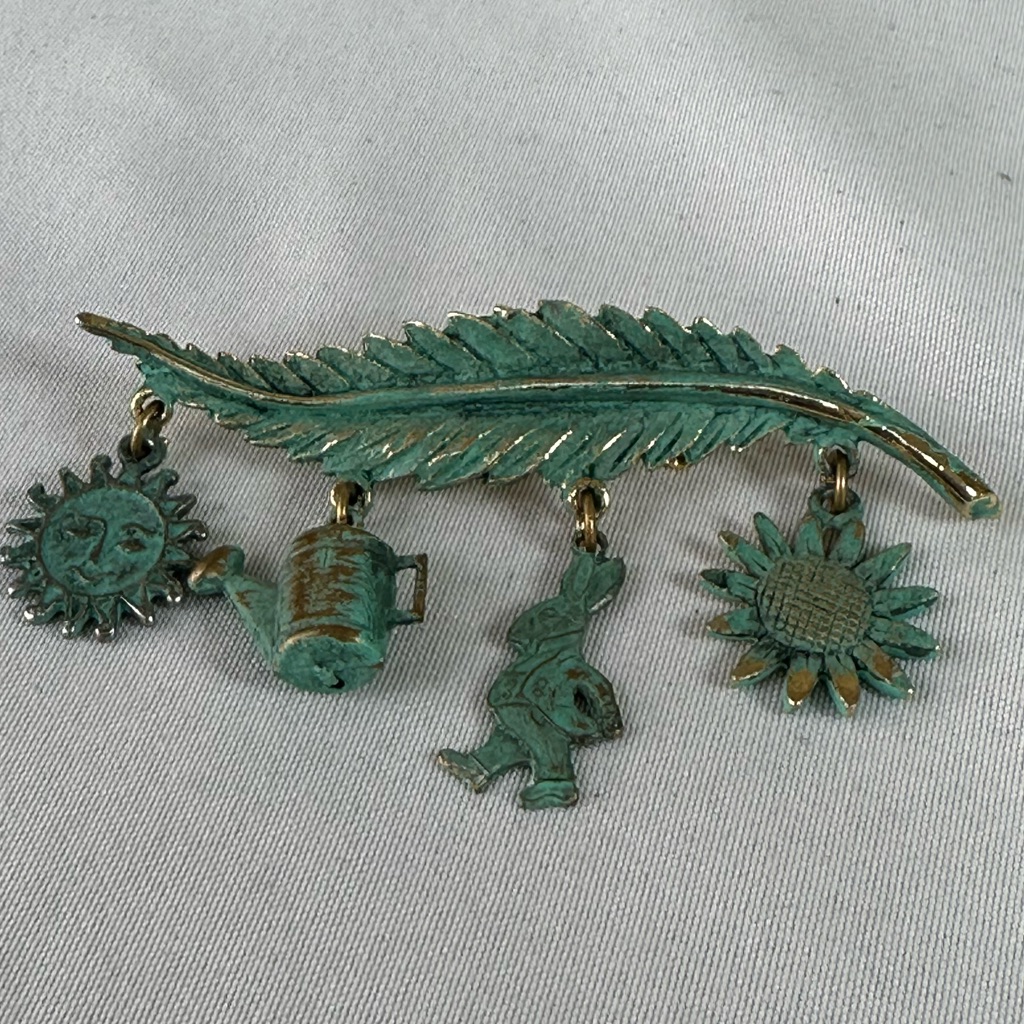 Vintage Rare Ultra Craft Springtime Brooch Pin